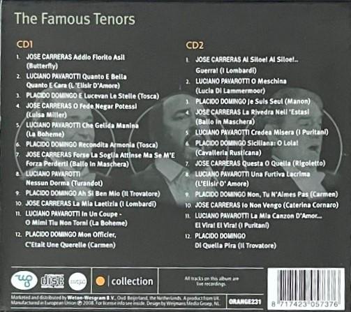 Three Tenors - Famous Tenors - Double Cd