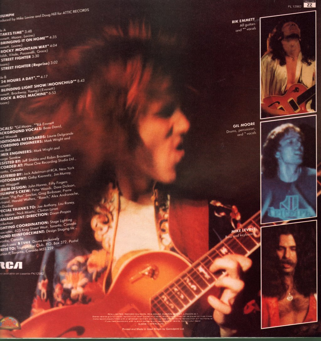 Triumph (Canadian Rock/Metal Group) - Triumph - Lp