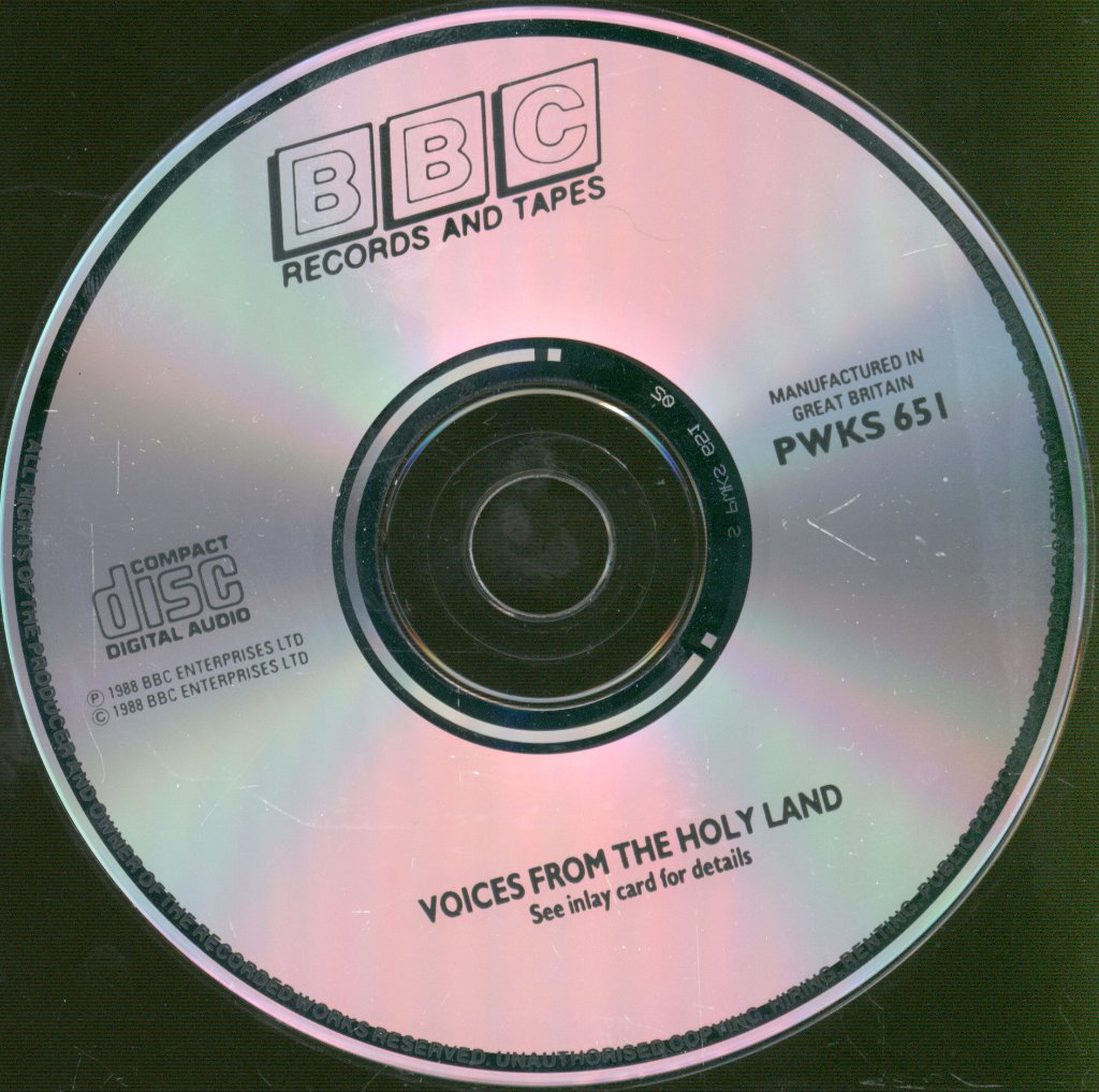 Bbc Welsh Chorus, Aled Jones - Voices From The Holy Land - Cd