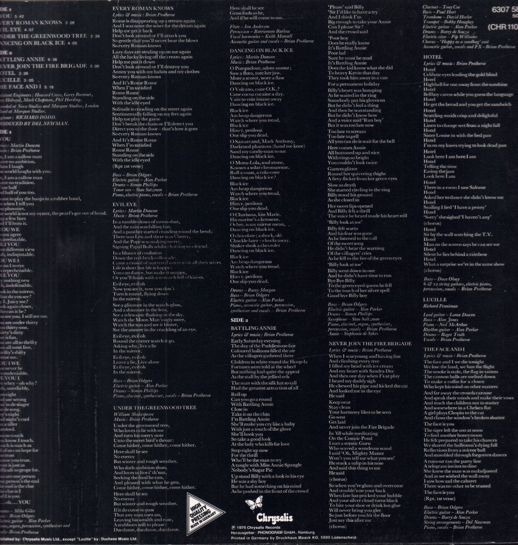 Brian Protheroe - I/You - Lp