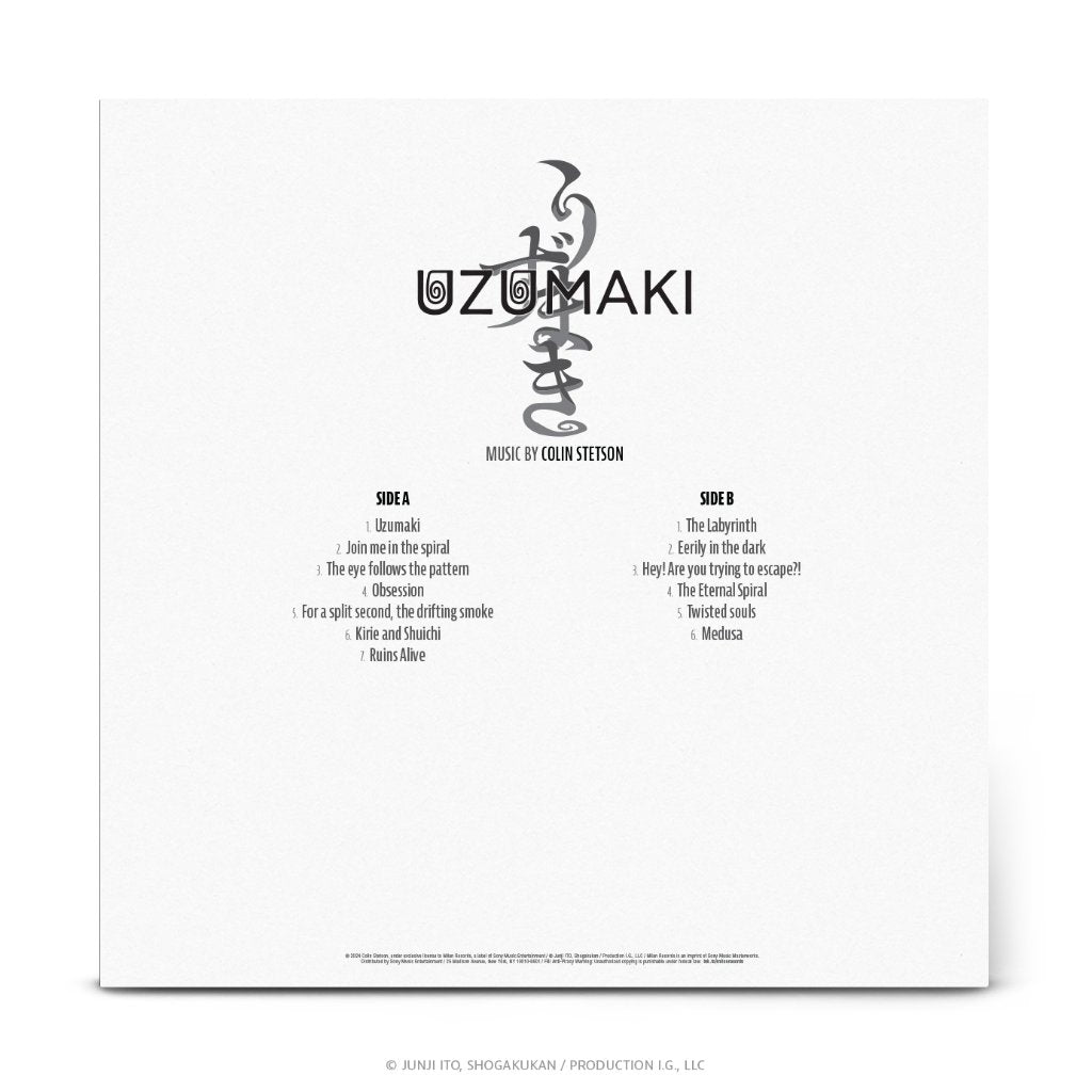 Colin Stetson - Uzumaki (Anime Original Series Soundtrack) - Lp