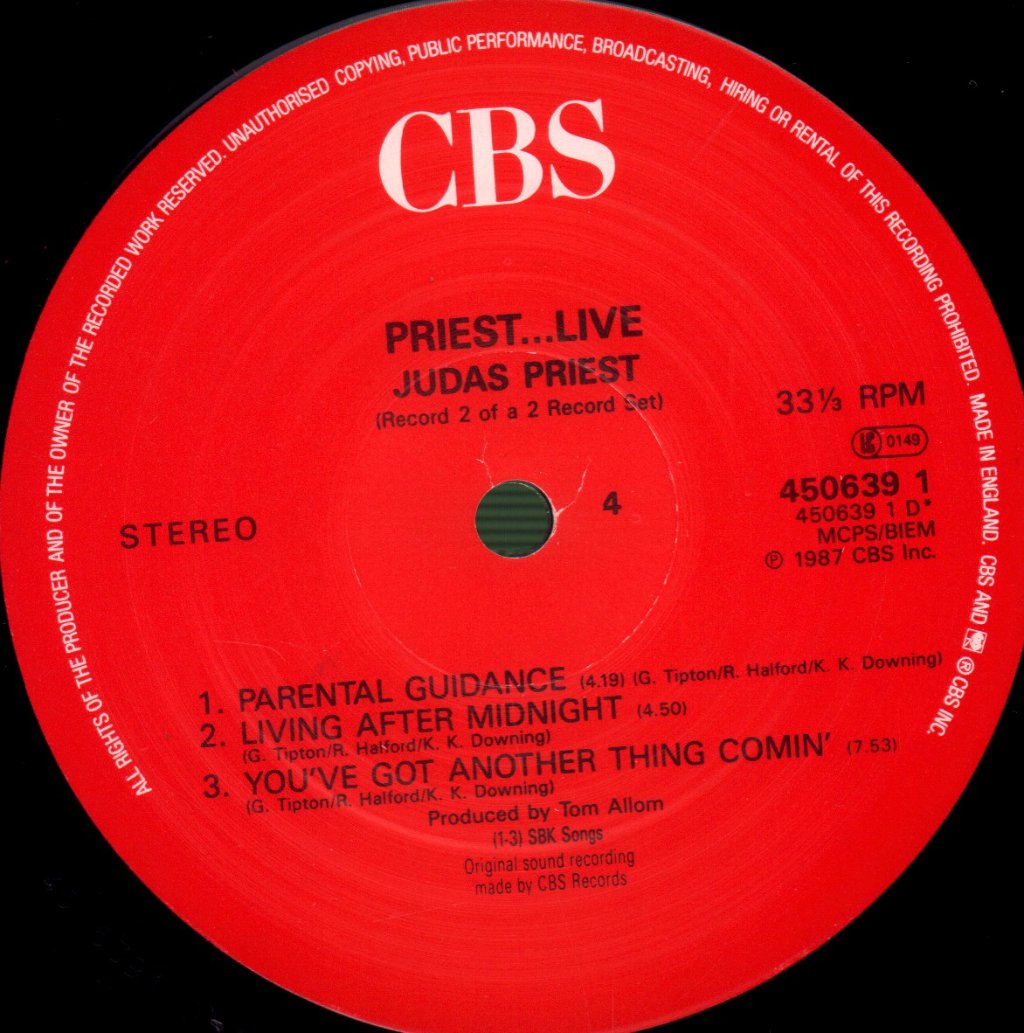 Judas Priest - Priest...live - Double Lp
