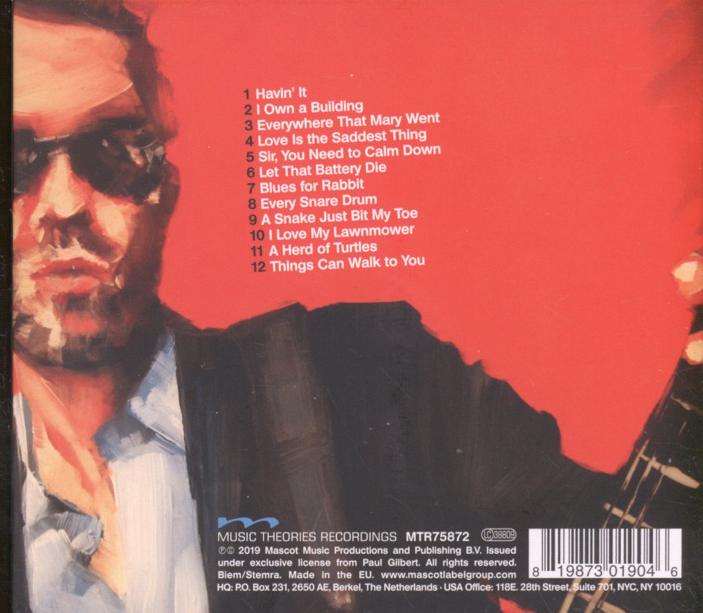 Paul Gilbert - Behold Electric Guitar - Cd