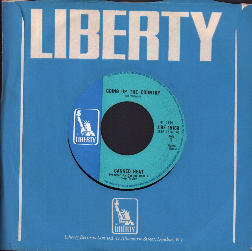 Canned Heat - Going Up The Country - 7 Inch