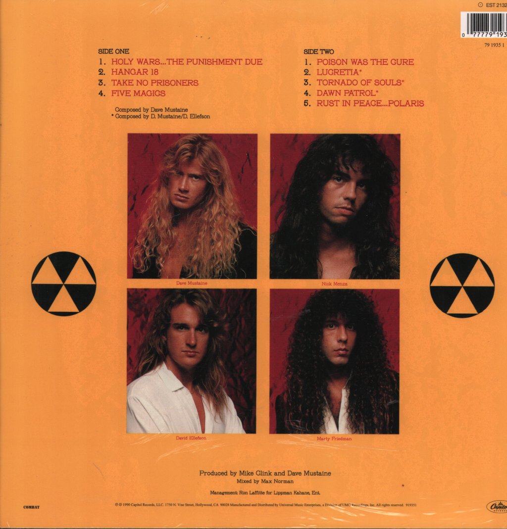 Megadeth - Rust In Peace - Lp