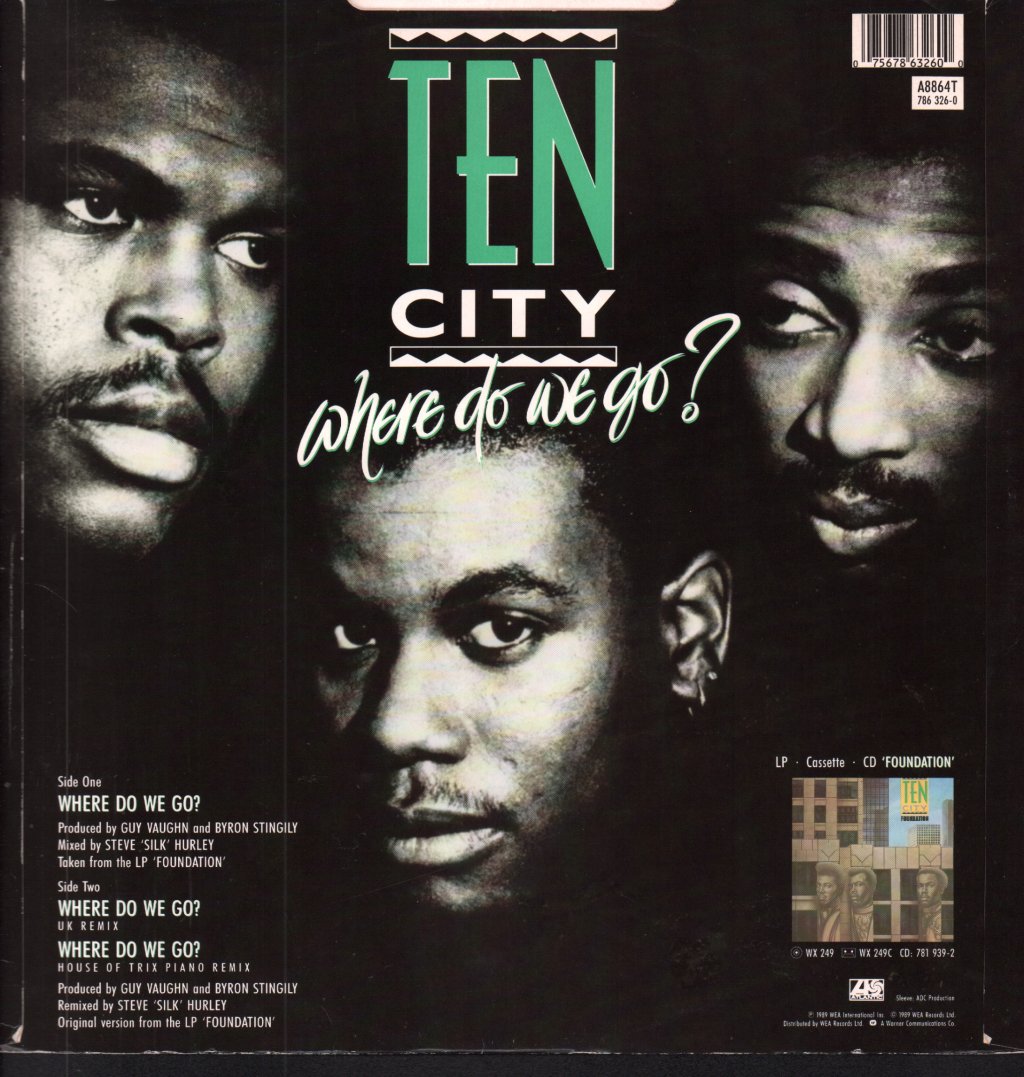 Ten City - Where Do We Go - 12 Inch