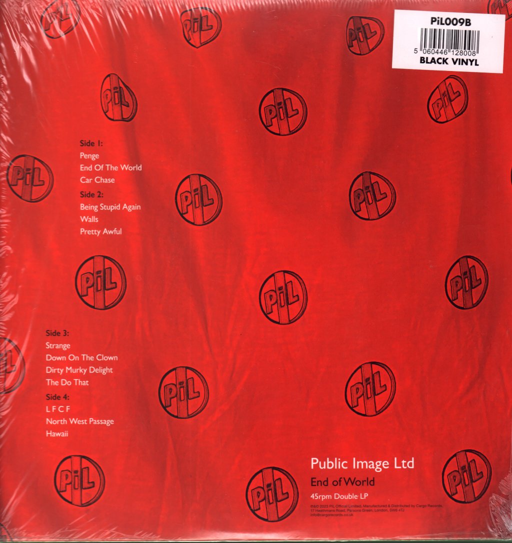 Public Image Limited - End Of World - Double Lp