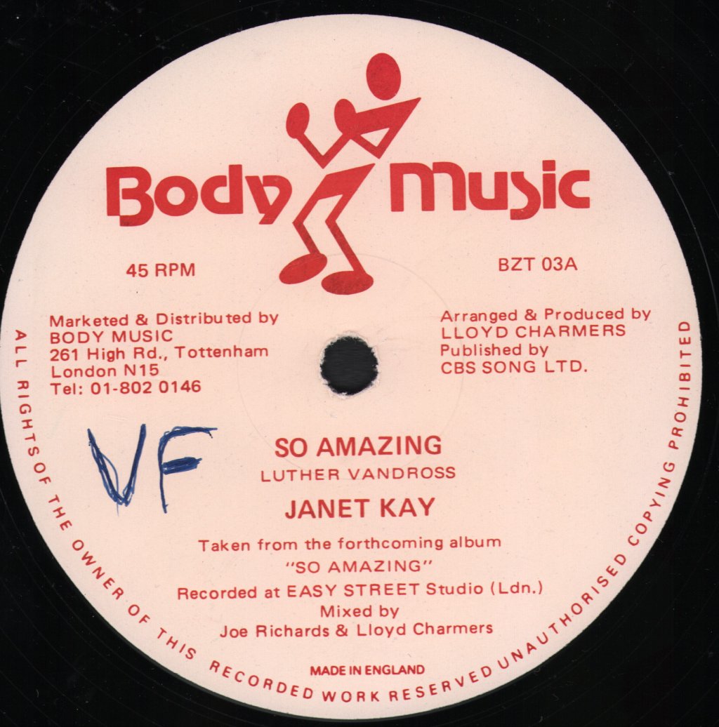 Janet Kay - So Amazing - 12 Inch