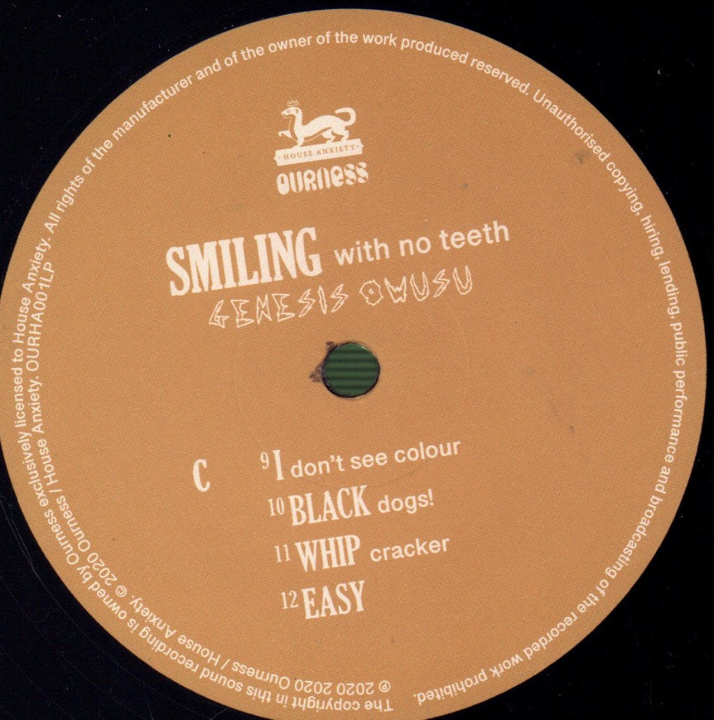 Genesis Owusu - Smiling With No Teeth - Double Lp