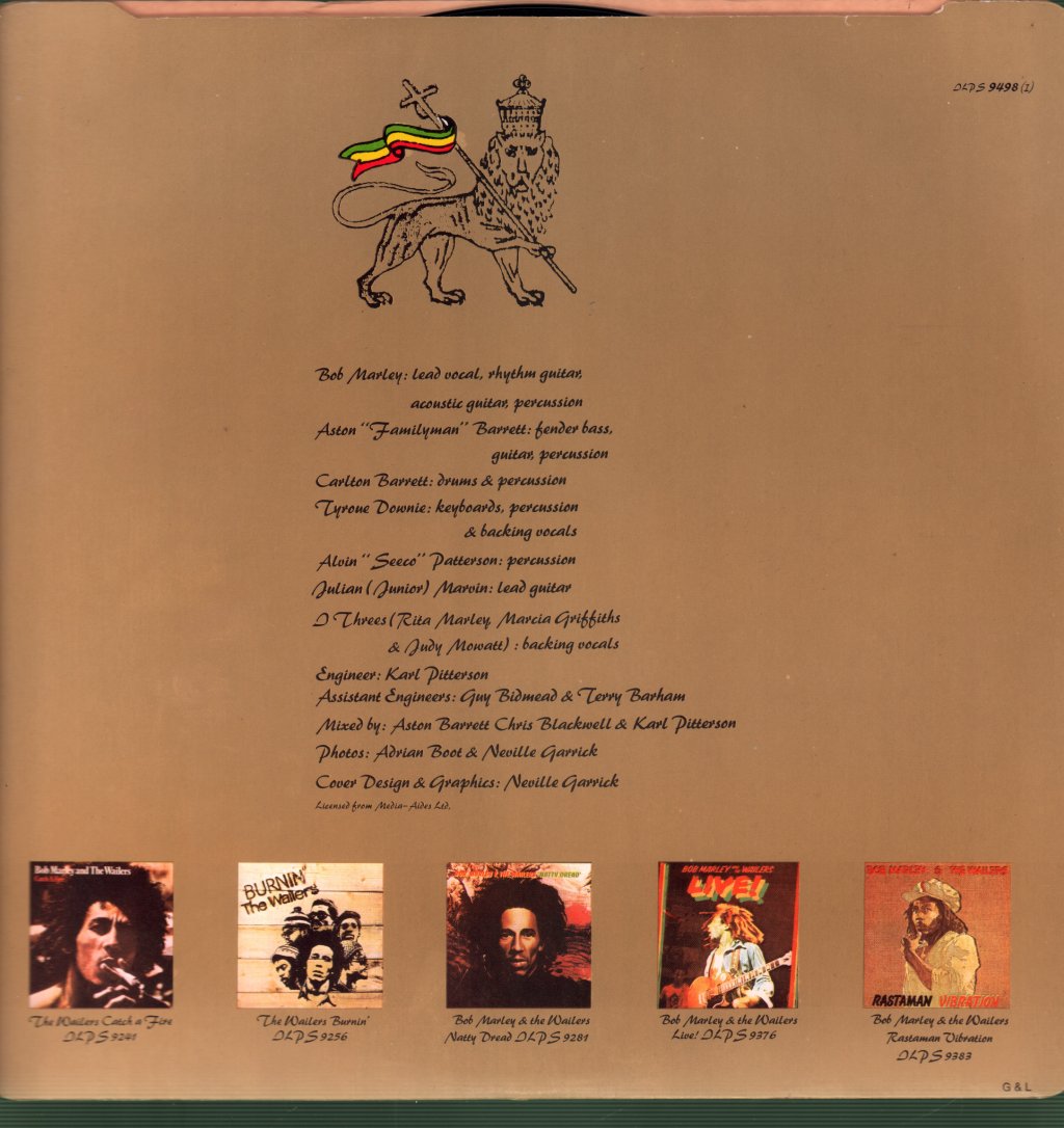 Bob Marley & The Wailers - Exodus - Lp