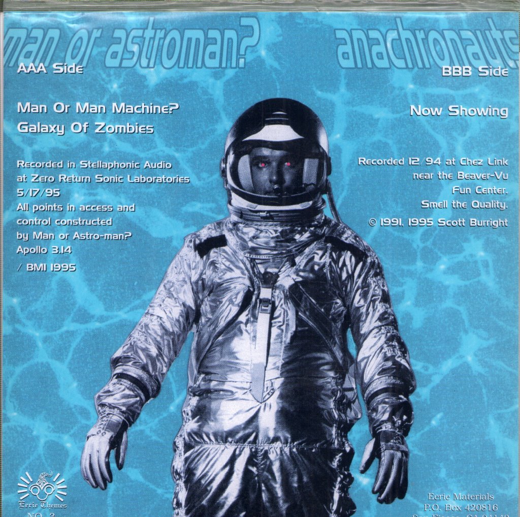 Man Or Astroman/Anachronauts - Disjointed Parallels - 7 Inch
