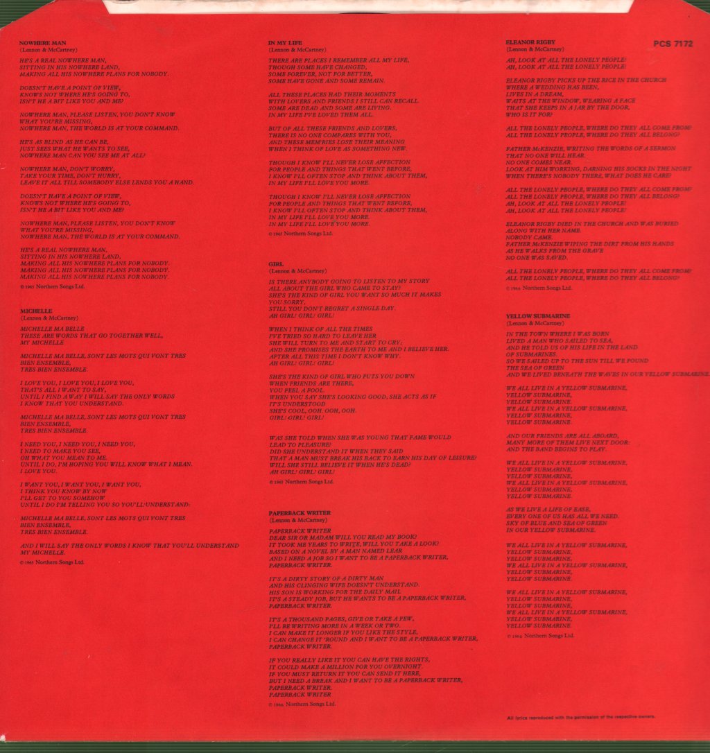 Beatles - 1962-1966 - Double Lp