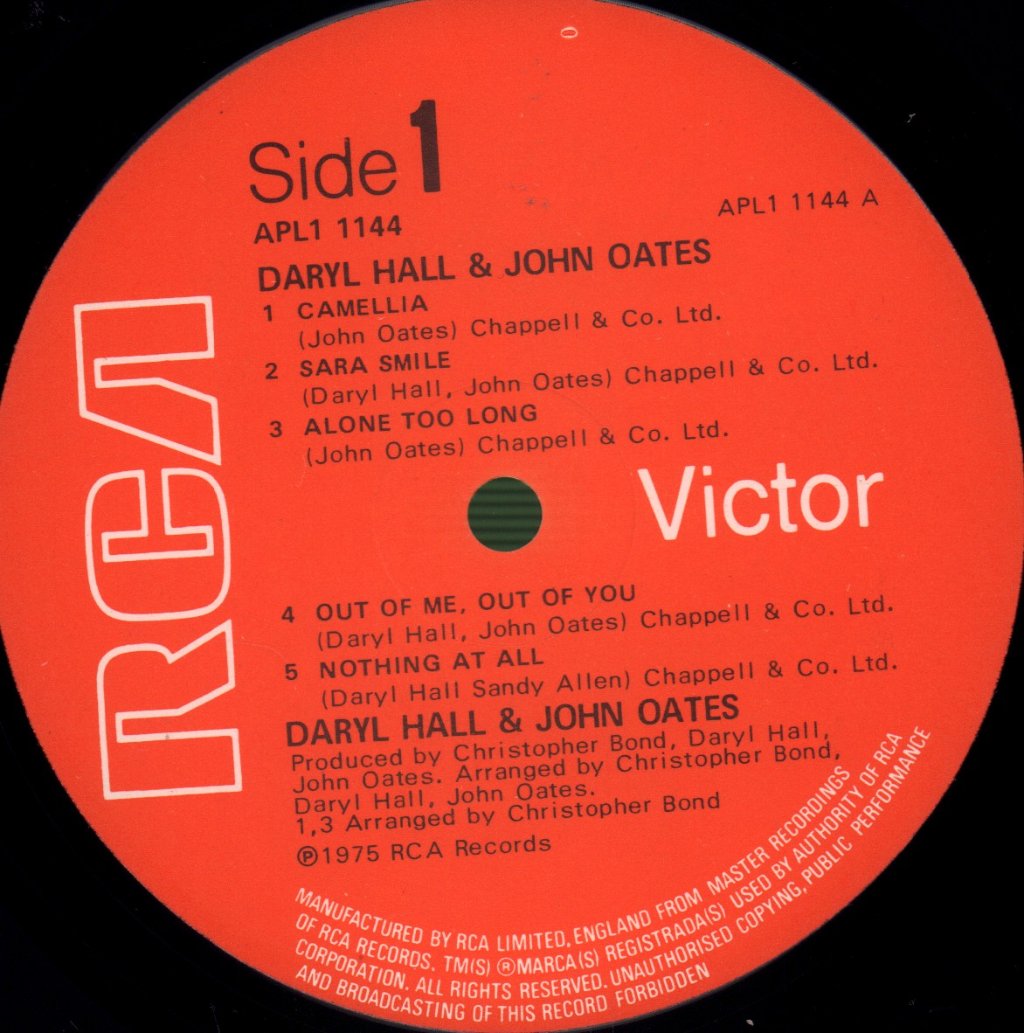 Daryl Hall And John Oates - Daryl Hall And John Oates - Lp