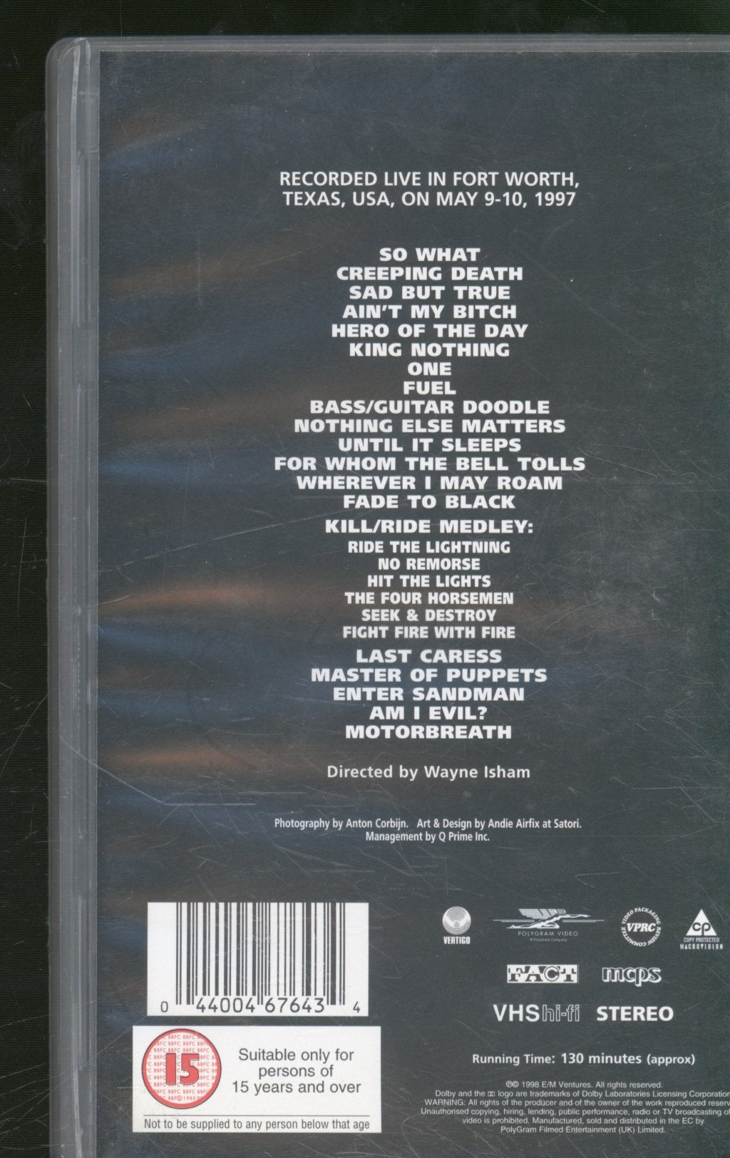 Metallica - Cunning Stunts - Video