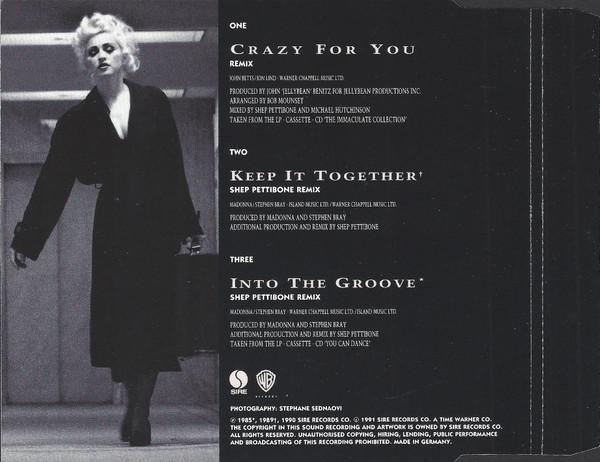 Madonna - Crazy For You - Cd