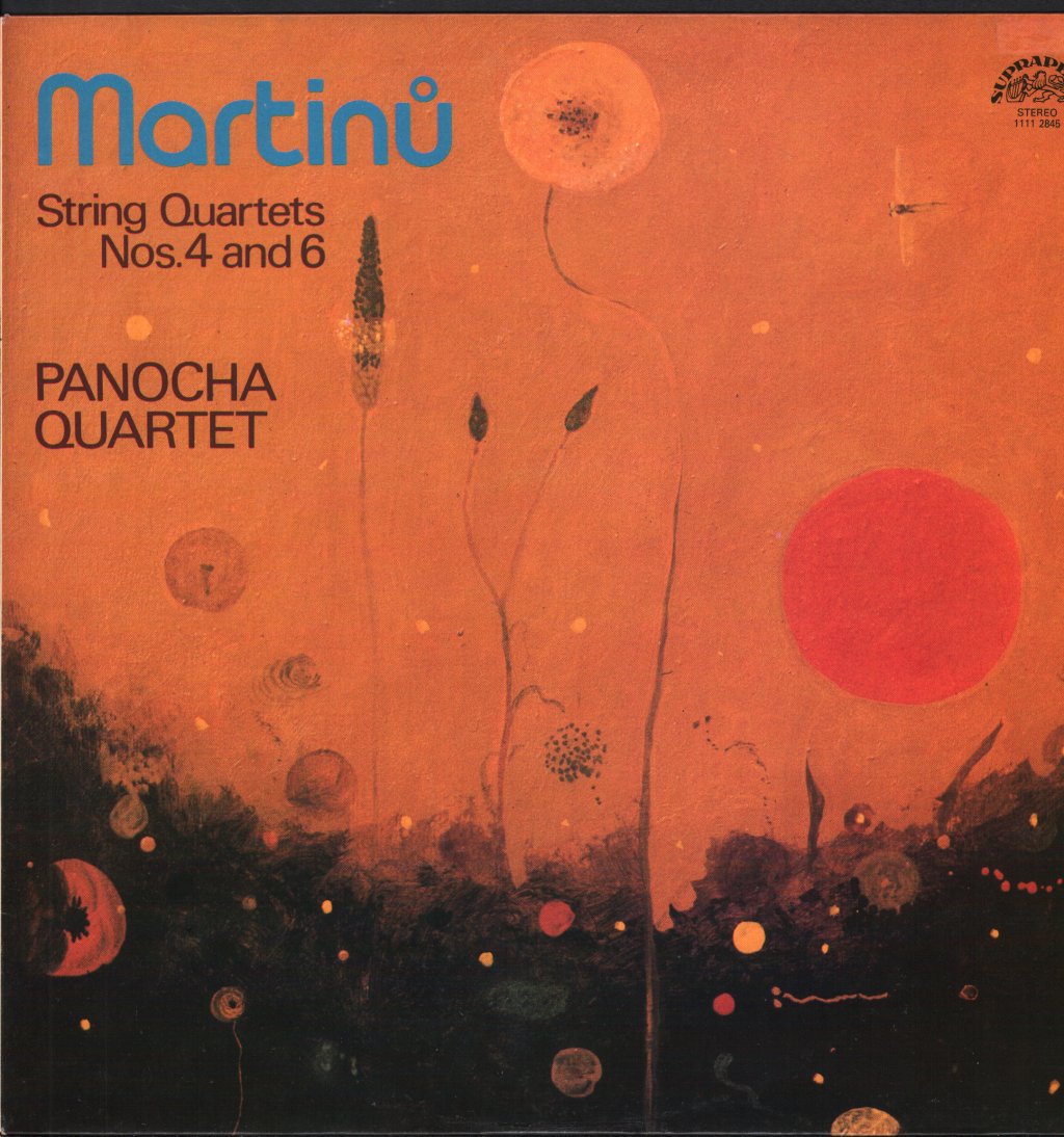Panocha Quartet - Martinu - String Quartets Nos. 4 And 6 - Lp