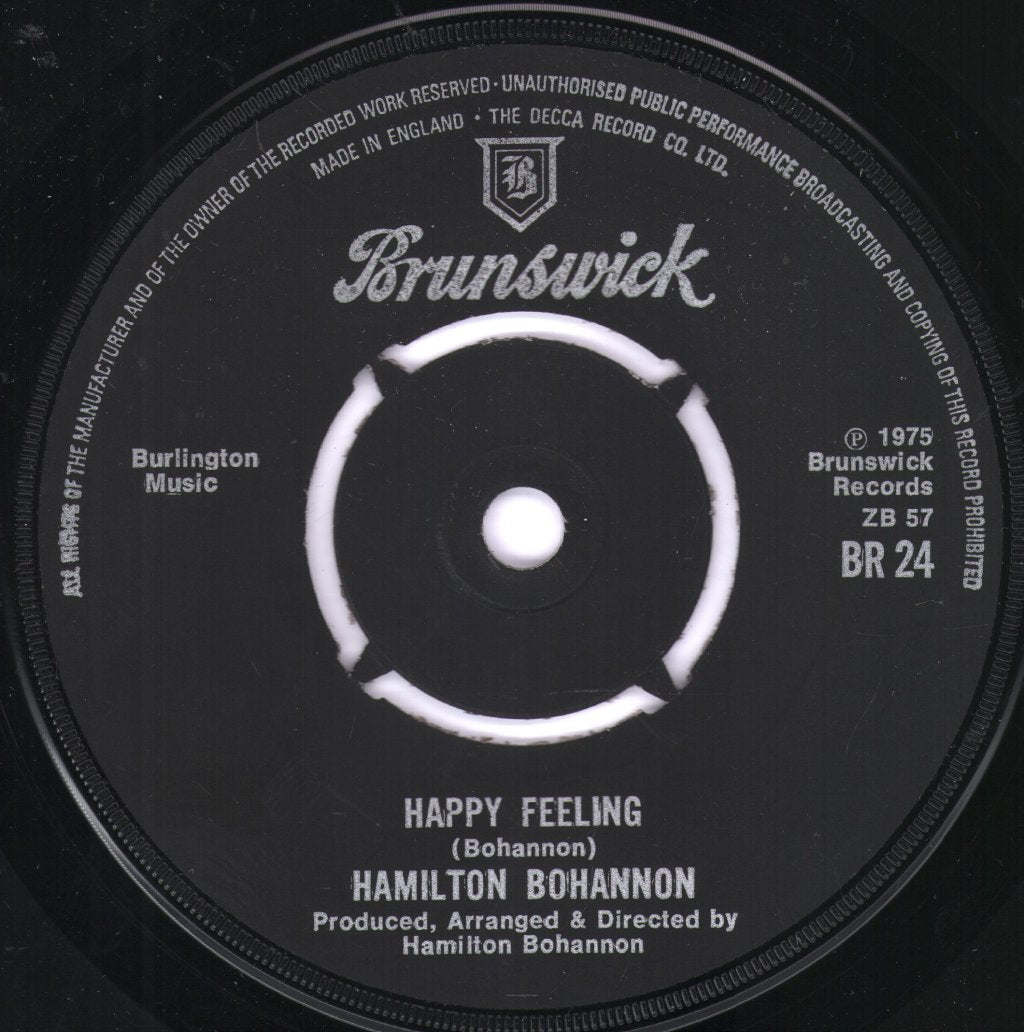 Hamilton Bohannon - Happy Feeling - 7 Inch