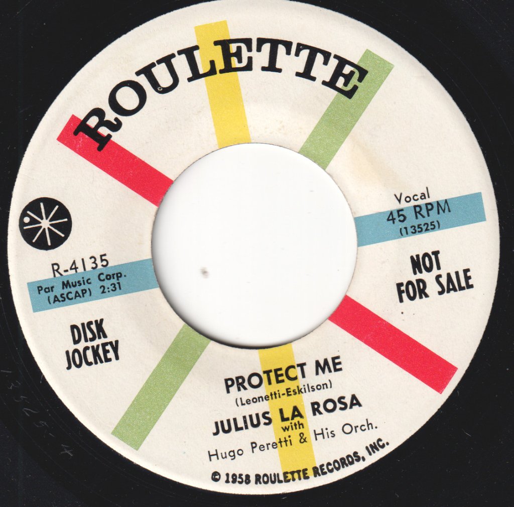 Julius La Rosa - Protect Me - 7 Inch