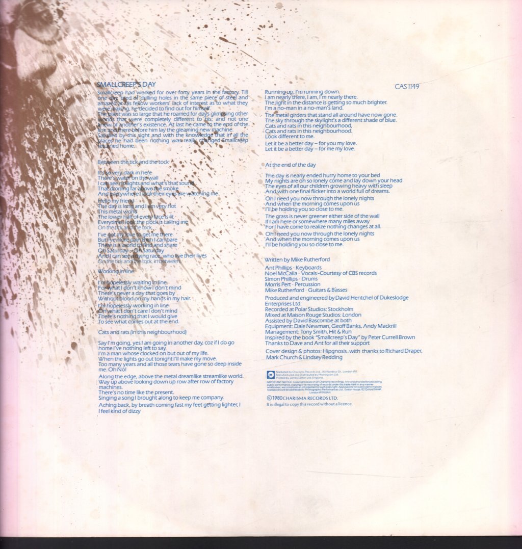 Mike Rutherford - Smallcreep's Day - Lp