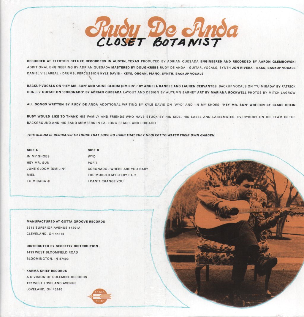 Rudy De Anda - Closet Botanist - Lp
