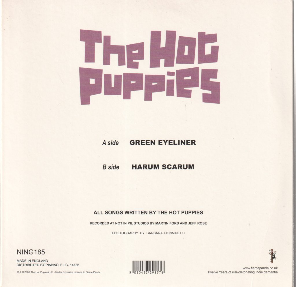 Hot Puppies - Green Eyeliner - 7 Inch