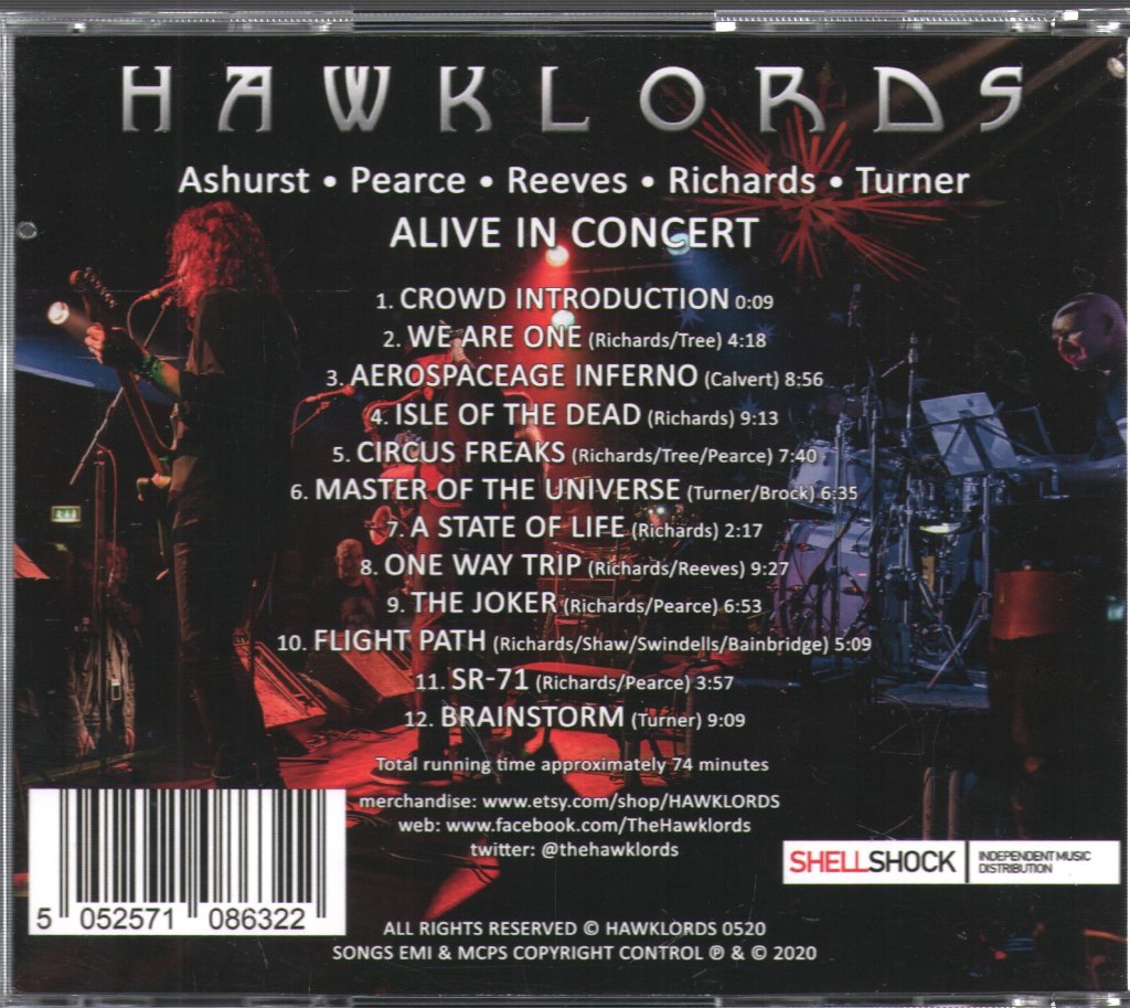 Hawklords - Alive In Concert - Cd