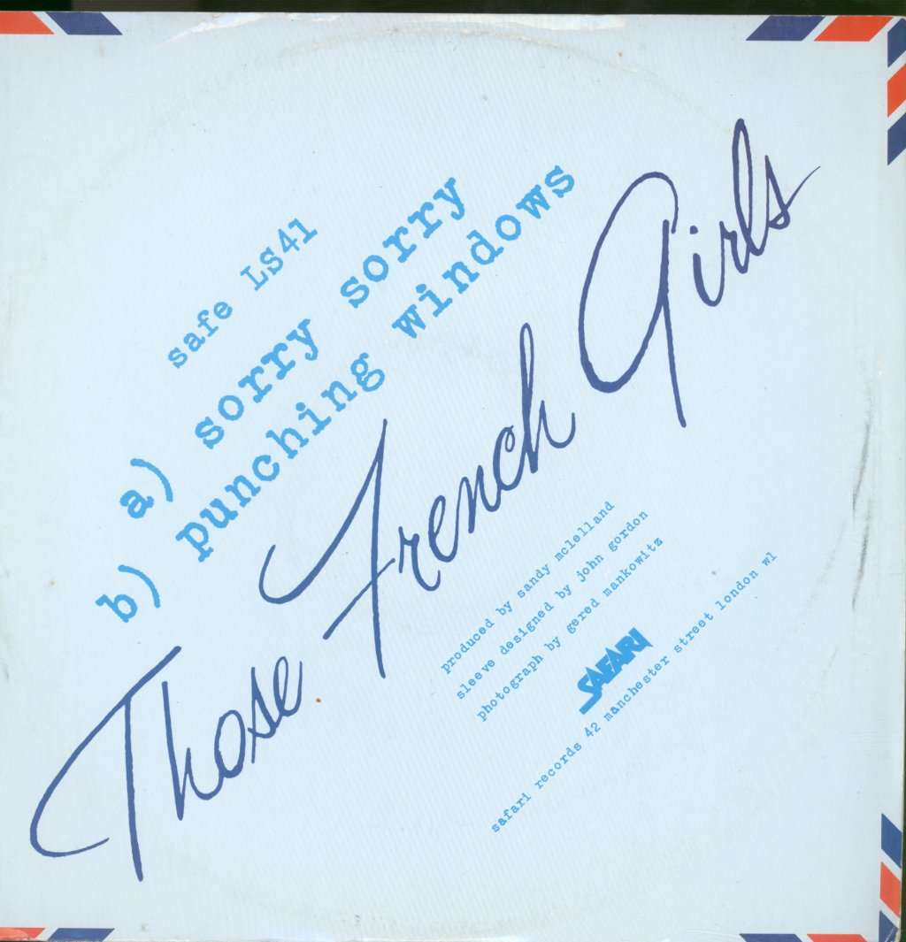 Those French Girls - Sorry Sorry - 12 Inch