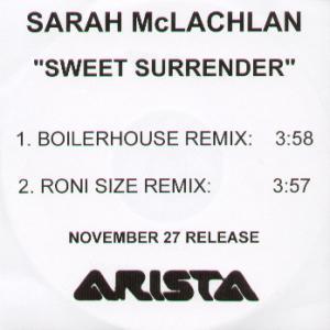 Sarah Mclachlan - Sweet Surrender - Cdr