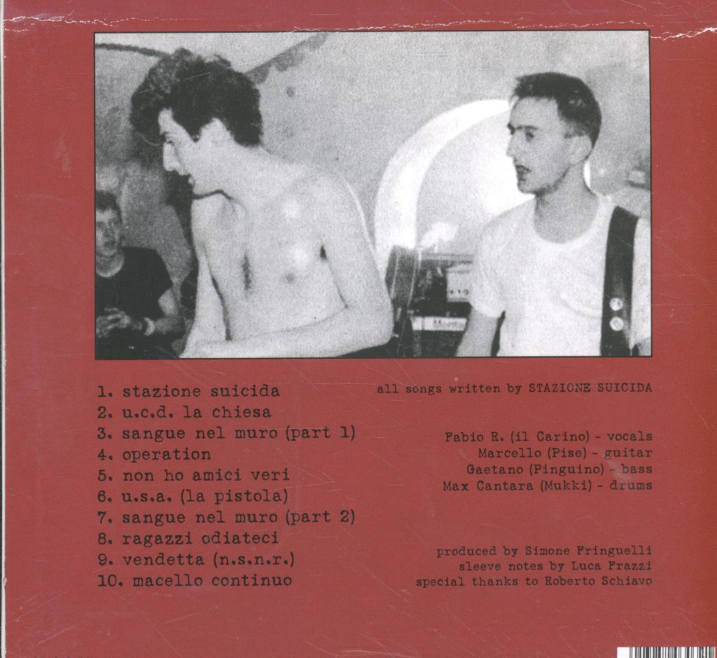 Stazione Suicida - Sangue Nel Muro - Cd