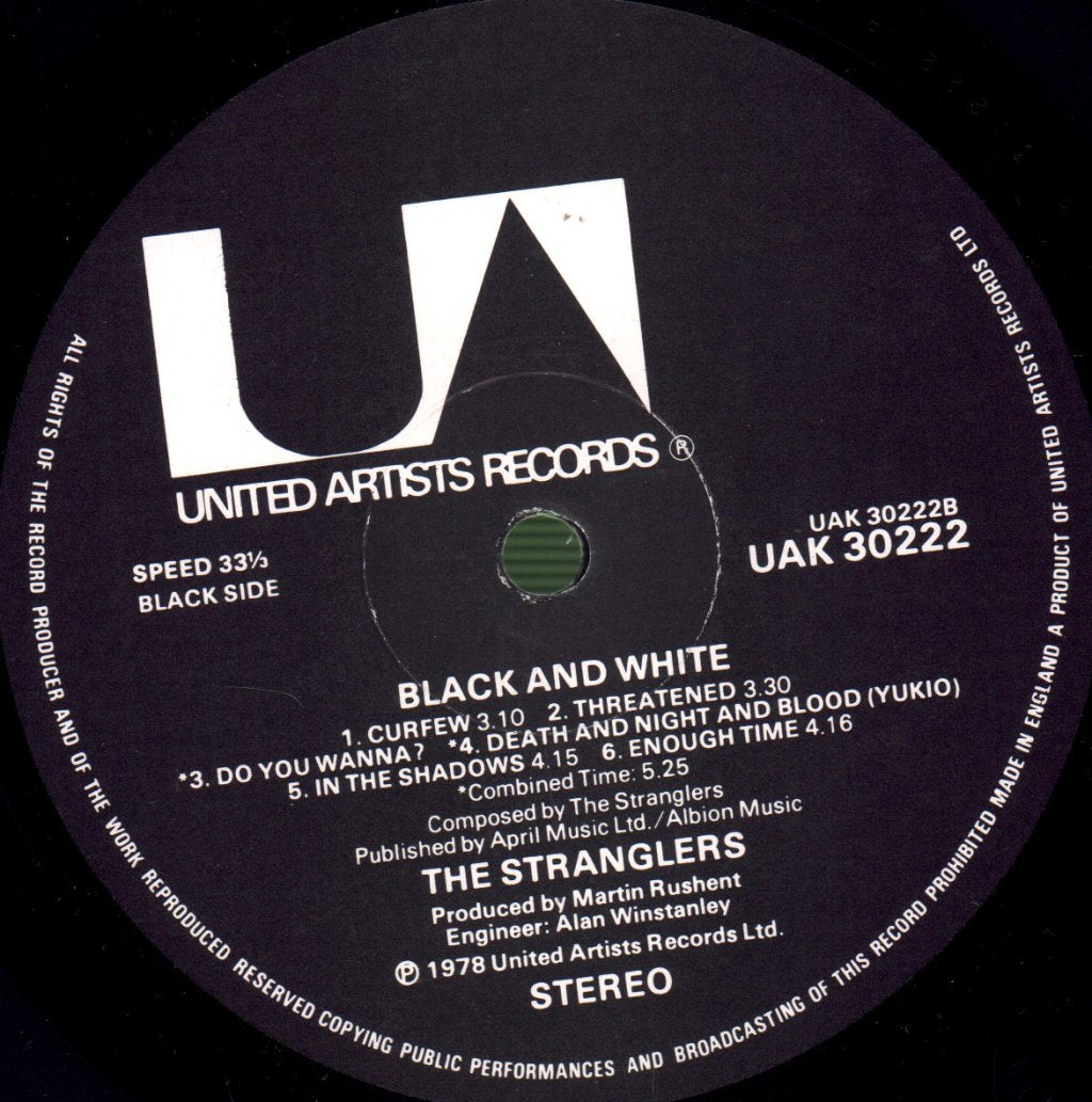 Stranglers - Black And White - Lp
