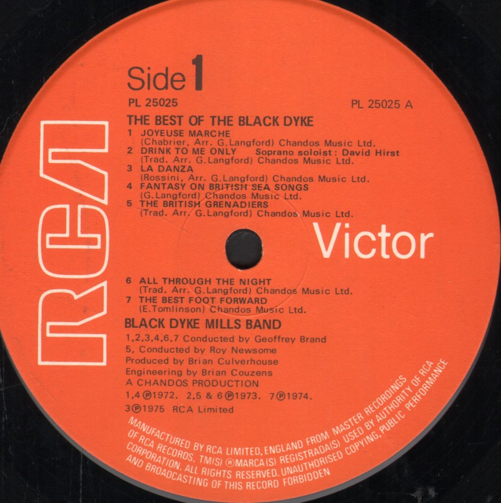 Black Dyke Mills Band - Best Of - Lp