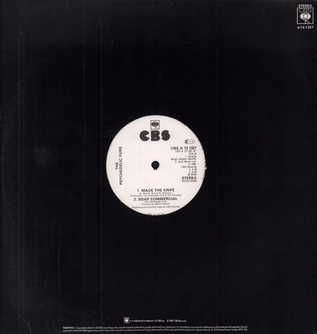 Psychedelic Furs - Pretty In Pink - 12 Inch