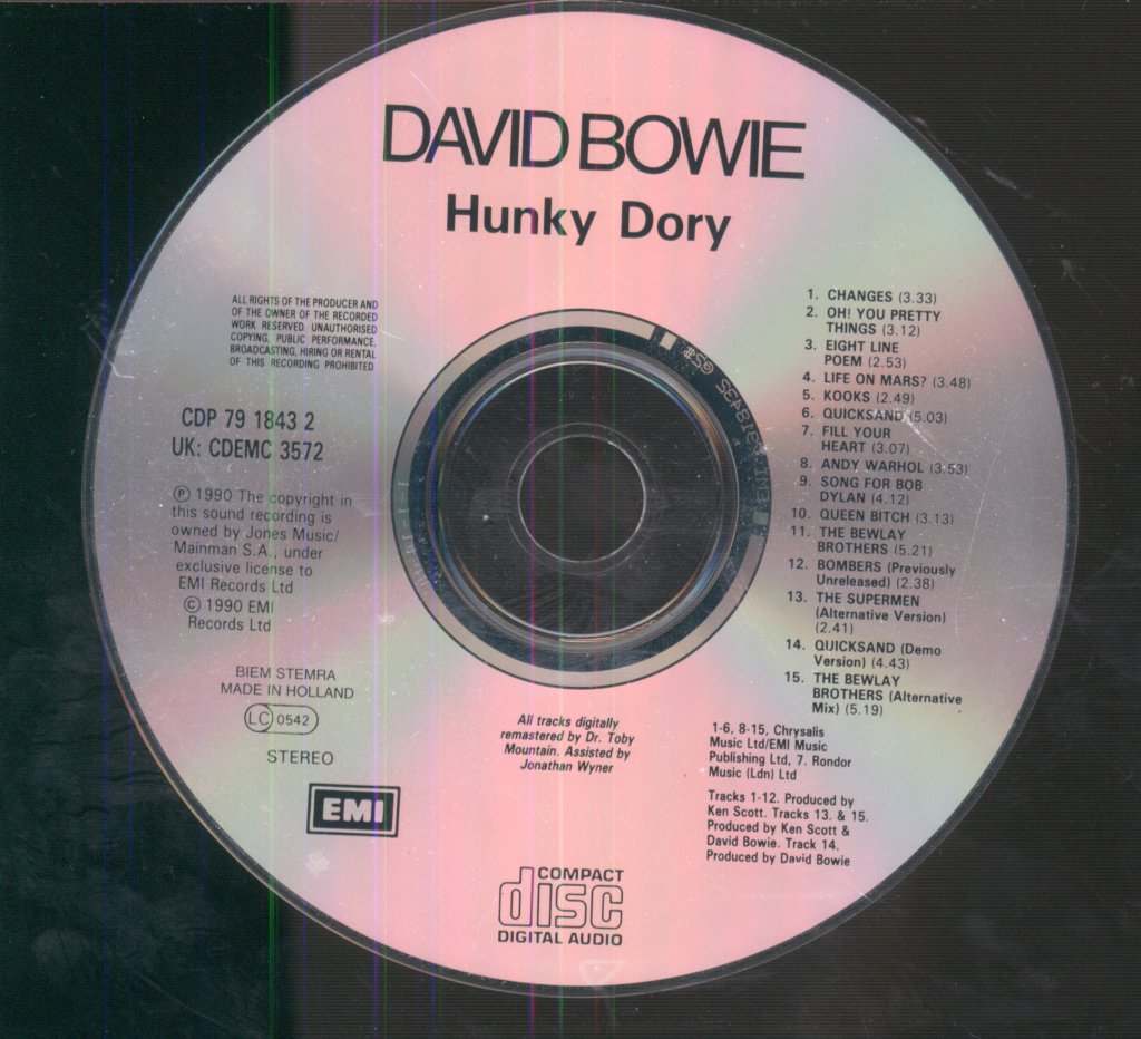 David Bowie - Hunky Dory - Cd