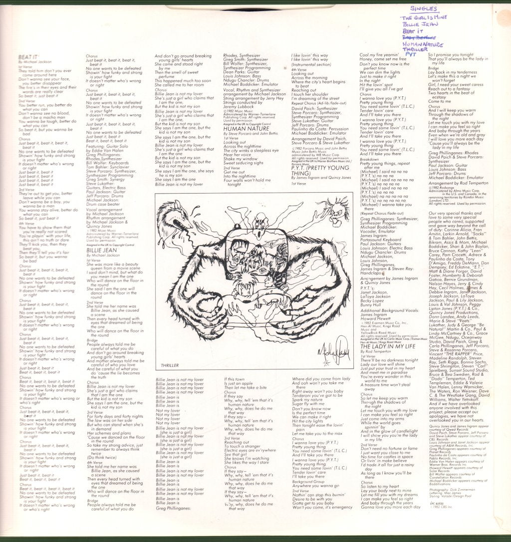 Michael Jackson - Thriller - Lp