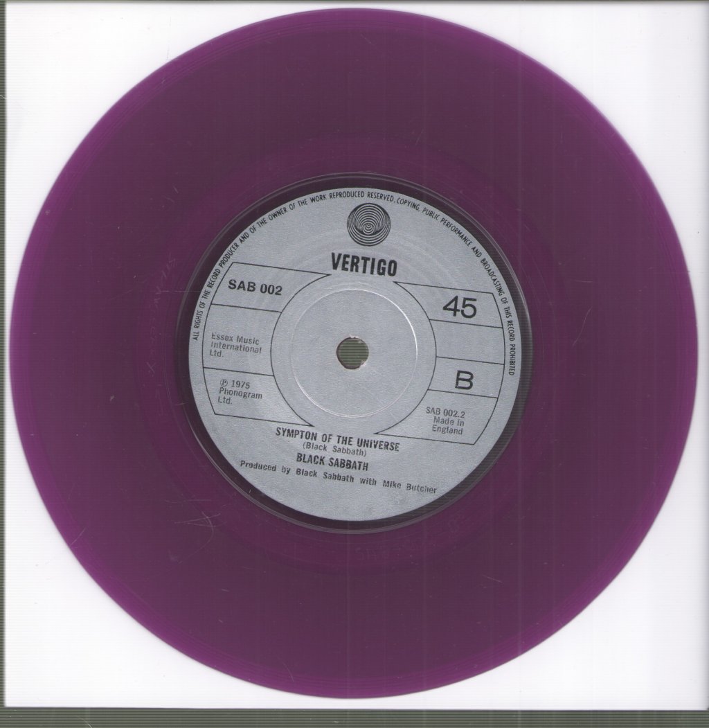 Black Sabbath - Hard Road - 7 Inch