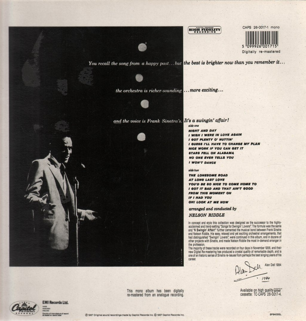 Frank Sinatra - A Swingin Affair - Lp