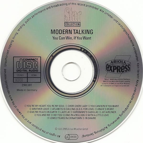 Modern Talking - You Can Win, If You Want - Cd