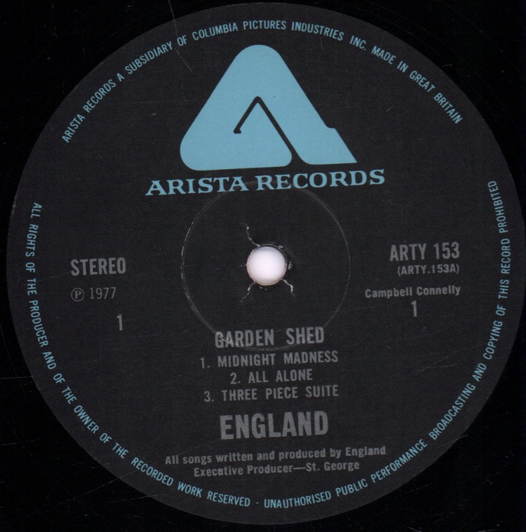 England (70'S Progressive Group) - Garden Shed - Lp