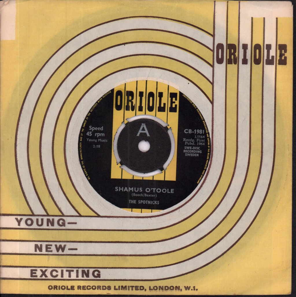 Spotnicks - Shamus O'Toole - 7 Inch