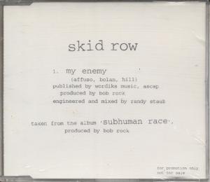 Skid Row - My Enemy - Cd