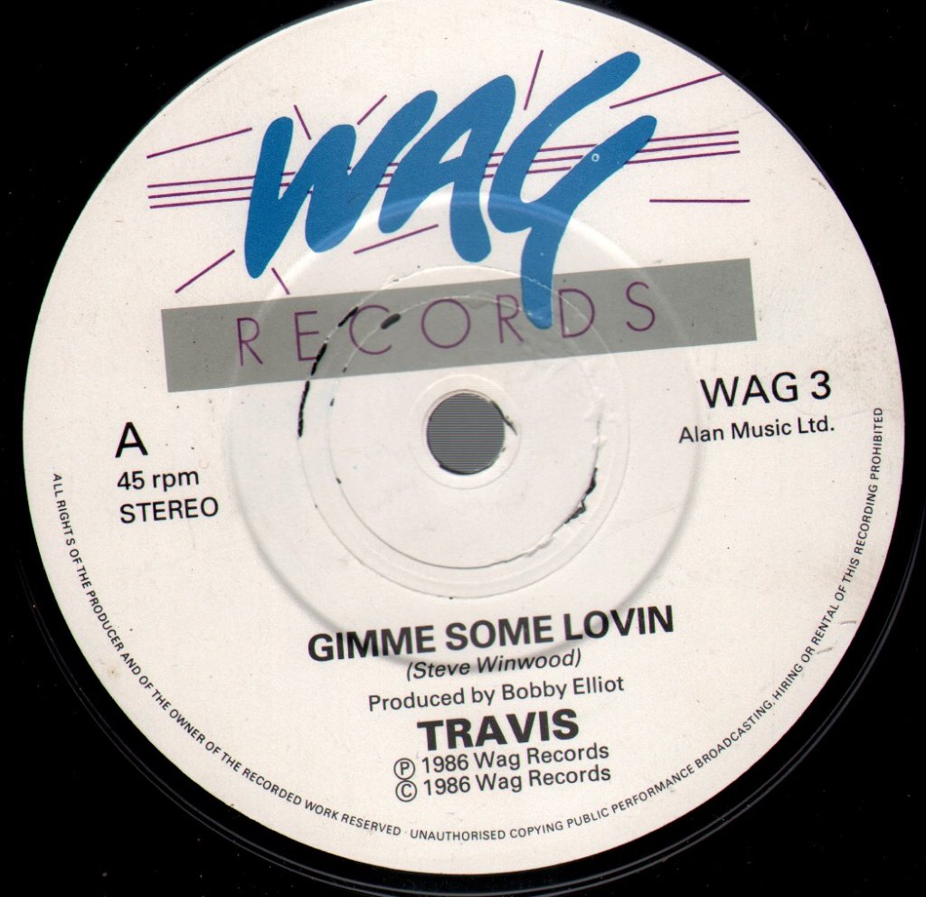 Travis (Graham) - Gimme Some Lovin - 7 Inch