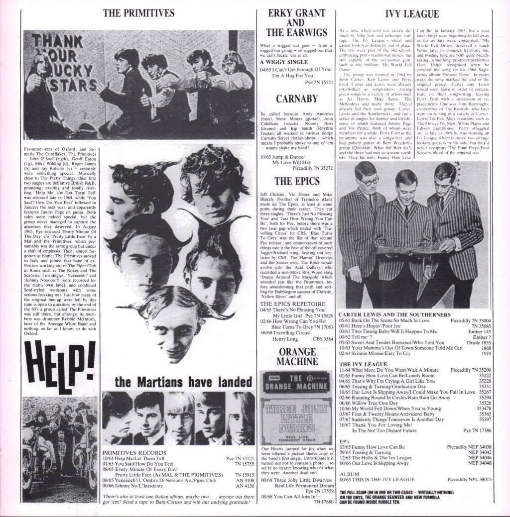 Various Artists - Rubble Seven: Pictures In The Sky - Lp
