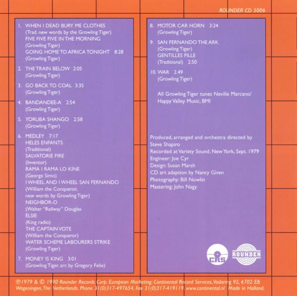Growling Tiger - Knockdown Calypsos - Cd