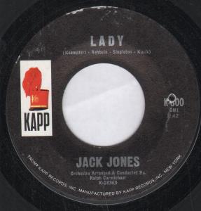 Jack Jones - Lady - 7 Inch