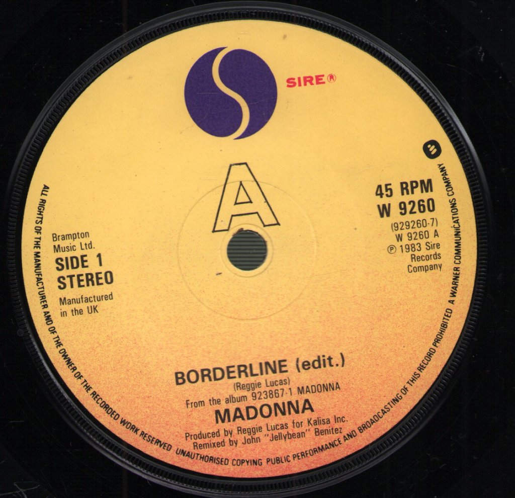Madonna - Borderline - 7 Inch