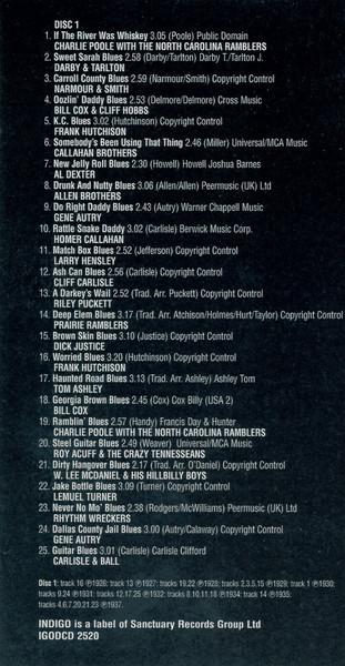 Various Artists - Drunk & Nutty (Hillbillies Foolin' With The Blues) - Double Cd