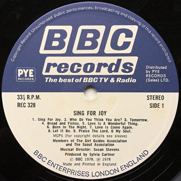 Various Artists - Sing For Joy - Lp