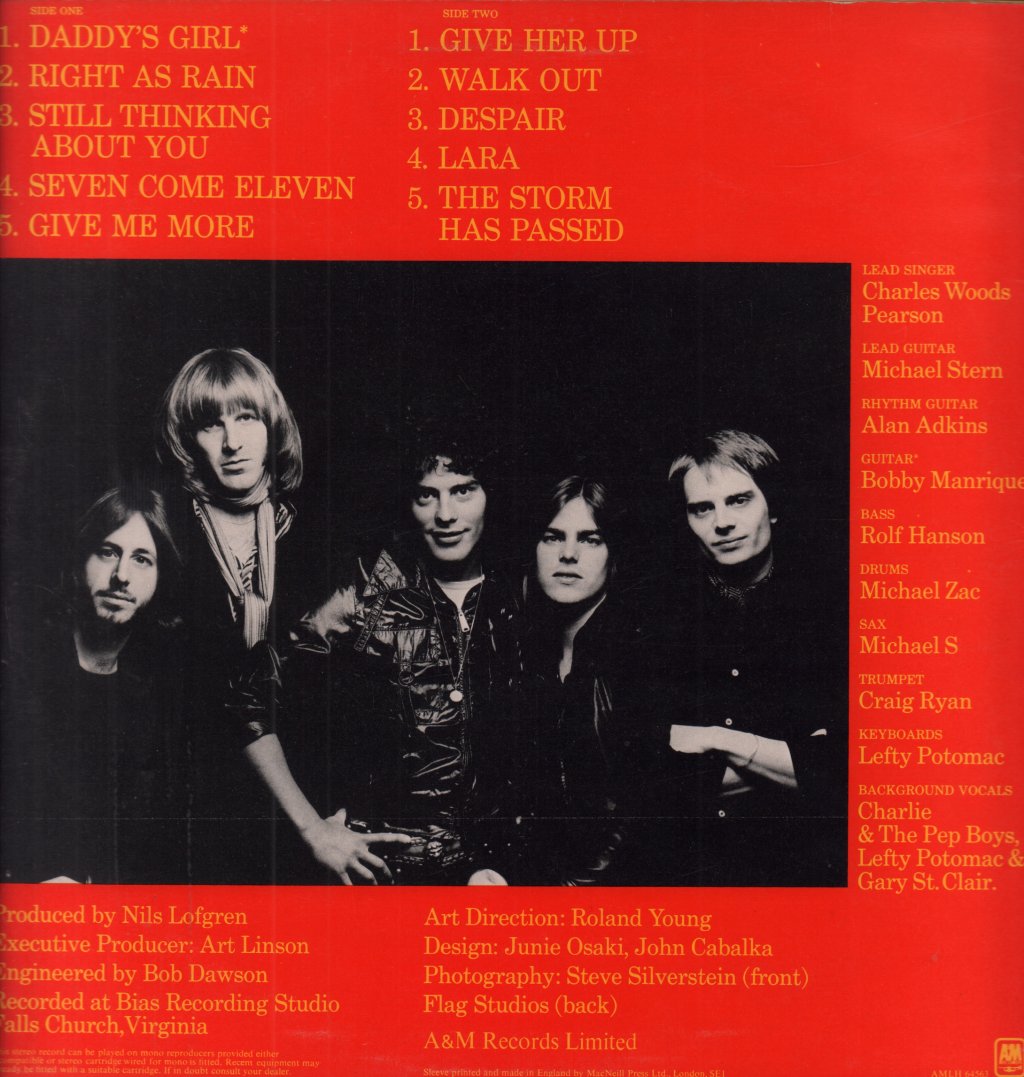 Charlie And The Pep Boys - Daddy's Girl - Lp