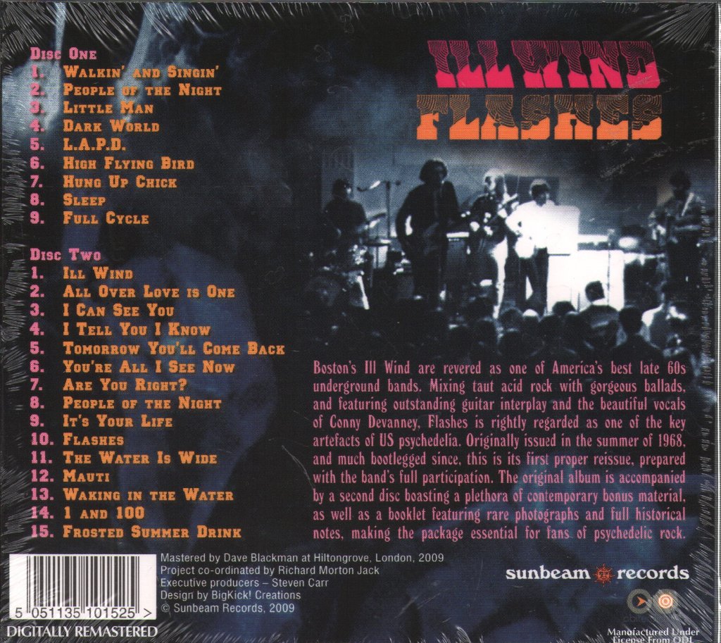 Ill Wind - Flashes ...Expanded - Double Cd