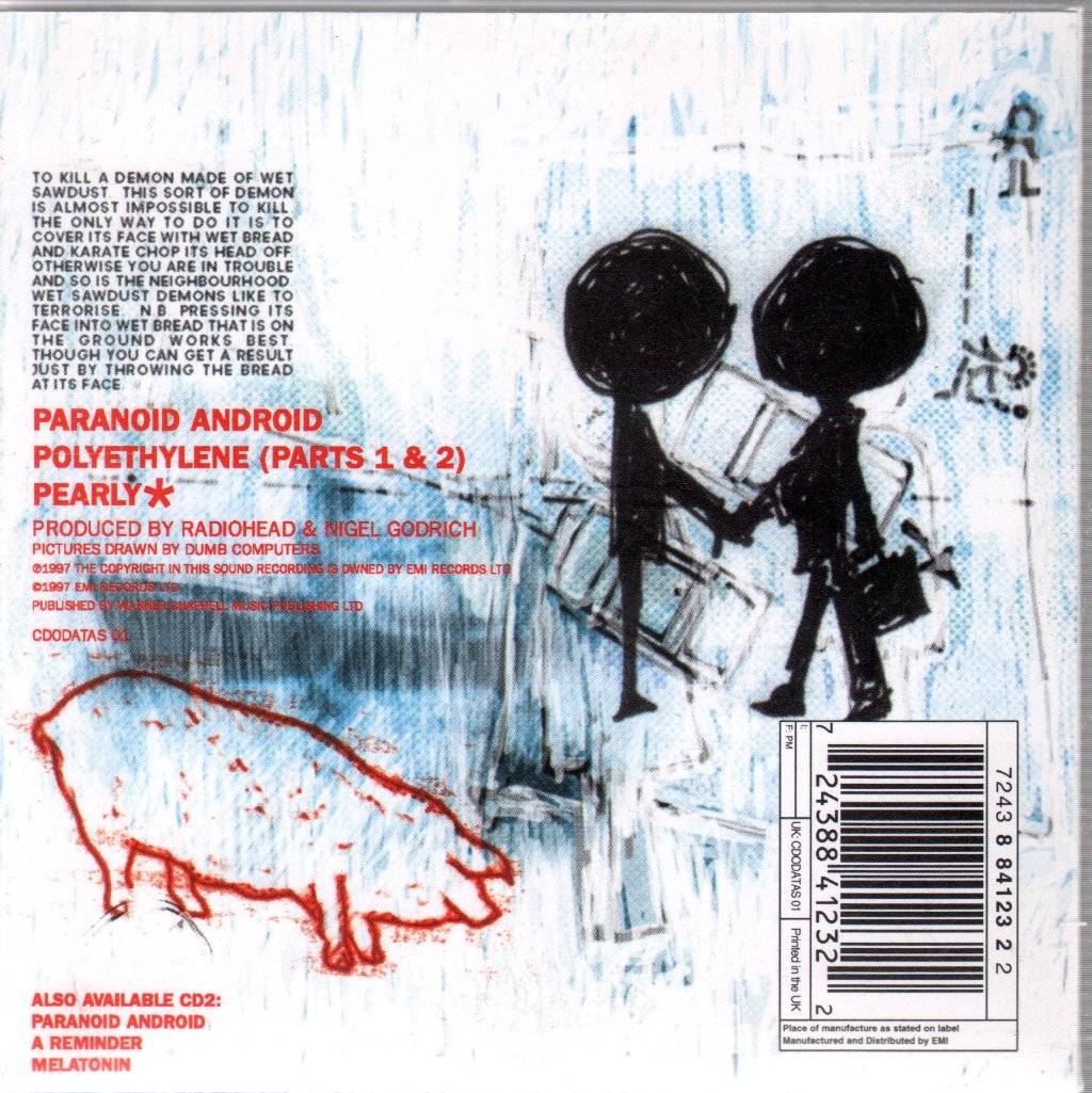 Radiohead - Paranoid Android - Cd